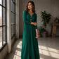 New Arrivals🛍️Women's V-Neck Button Pleated Dress