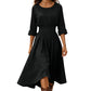 👗New Arrivals -Women's Casual Cinched Waist Dress