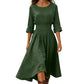 👗New Arrivals -Women's Casual Cinched Waist Dress