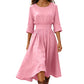 👗New Arrivals -Women's Casual Cinched Waist Dress