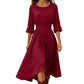 👗New Arrivals -Women's Casual Cinched Waist Dress
