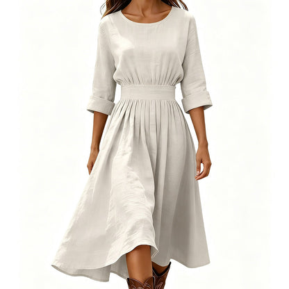 👗New Arrivals -Women's Casual Cinched Waist Dress