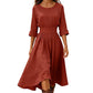 👗New Arrivals -Women's Casual Cinched Waist Dress