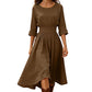 👗New Arrivals -Women's Casual Cinched Waist Dress