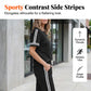 Women's Casual Two-Piece Set with Side Stripes