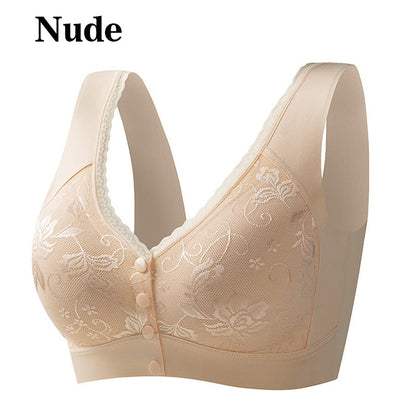 Women's Comfortable Front-Closure Wire-Free Seamless Bra