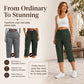 Must-Have🔥👖 Practical Cargo Capris – Side Pockets & Easy Pairing with Tees or Tanks