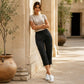 Must-Have🔥👖 Practical Cargo Capris – Side Pockets & Easy Pairing with Tees or Tanks