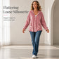 Women's Velvet Hoodie Jacket with Ruffle Sleeve