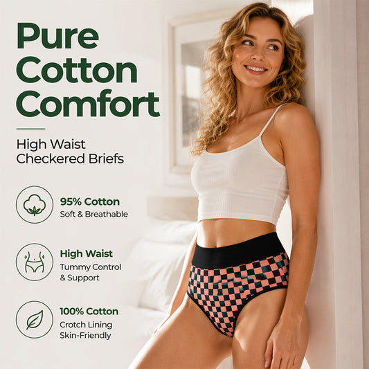 ⭐New Arrivals - High-Elasticity Cotton Underwear – Double-Layer Cotton Gusset & Gentle Curve-Adapting Fit