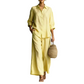 Women's Casual Shirt & Flowy Wide-Leg Pants Set