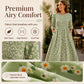 Women's Smocked Floral Print Dress