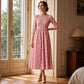 Women's Smocked Floral Print Dress