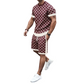 Men's Casual Top & Shorts 2-Piece Set