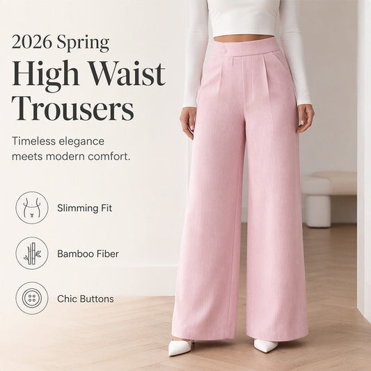 👖New Arrivals - Women's Elegant  High Waist Wide Leg Pants
