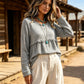 👚New Arrivals - Fringe-Trimmed Casual Blouse – Soft Comfort & Easy Pairing with Jeans or Skirts for Any Occasion