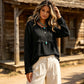 👚New Arrivals - Fringe-Trimmed Casual Blouse – Soft Comfort & Easy Pairing with Jeans or Skirts for Any Occasion