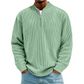 Must-Have🔥👔 Ribbed Long Sleeve with Zip Neck