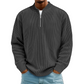 Must-Have🔥👔 Ribbed Long Sleeve with Zip Neck