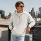 Trending Now⭐👕 Quarter-Zip Hoodie with Kangaroo Pocket – Knit Fabric & Loose Athletic Fit for Effortless Sporty Style