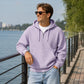 Trending Now⭐👕 Quarter-Zip Hoodie with Kangaroo Pocket – Knit Fabric & Loose Athletic Fit for Effortless Sporty Style