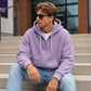 Trending Now⭐👕 Quarter-Zip Hoodie with Kangaroo Pocket – Knit Fabric & Loose Athletic Fit for Effortless Sporty Style