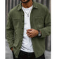 🧥New Arrivals - Long Sleeve Button-Front Shirt – Versatile Wear as Standalone or Light Jacket Over Tee