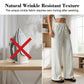 Women's Striped Drawstring Wide-Leg Pants