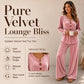 Bestseller🏆👚 Velvet 2-Piece Loungewear – Timeless Comfort & Effortless Coordination for Every Look