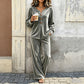 Bestseller🏆👚 Velvet 2-Piece Loungewear – Timeless Comfort & Effortless Coordination for Every Look