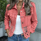 🧥Seasonal Style - Stitched Lace Denim Jacket – Timeless Design & Easy Pairing with Jeans or Dresses