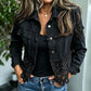🧥Seasonal Style - Stitched Lace Denim Jacket – Timeless Design & Easy Pairing with Jeans or Dresses