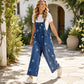 Bestseller🏆👖 Floral Print Loose Overalls – Timeless Denim Style & All-Day Comfort for Every Occasion