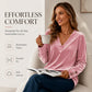 Bestseller🏆👚 V-Neck Velvet Top – Timeless Elegance & All-Day Comfort for Every Look