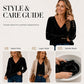 Bestseller🏆👚 V-Neck Velvet Top – Timeless Elegance & All-Day Comfort for Every Look