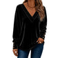 Bestseller🏆👚 V-Neck Velvet Top – Timeless Elegance & All-Day Comfort for Every Look
