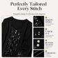 ✨👚New Arrivals - Mock Layered Top with Sequin Detail – Eye-Catching Shine & Versatile Wear for Any Occasion