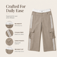 👖New Arrivals - Side-Stripe Capri Cargos with Pockets – Relaxed Fit & Sporty Edge for Everyday Wear