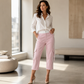 👖New Arrivals - Side-Stripe Capri Cargos with Pockets – Relaxed Fit & Sporty Edge for Everyday Wear