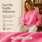 👚Seasonal Style - Waffle Texture Sweatshirt – Easy Breezy Fit & Classic Style for Any Casual Look