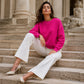 👚Seasonal Style - Waffle Texture Sweatshirt – Easy Breezy Fit & Classic Style for Any Casual Look
