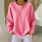 👚Seasonal Style - Waffle Texture Sweatshirt – Easy Breezy Fit & Classic Style for Any Casual Look
