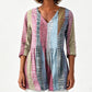 Women's Loose Digital Print Round Neck T-Shirt Short Sleeve Casual Top