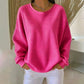 👚Seasonal Style - Waffle Texture Sweatshirt – Easy Breezy Fit & Classic Style for Any Casual Look