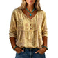 Women's Loose Fit V-Neck Casual Blouse