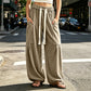 Women's Corduroy Drawstring Cargo Pants