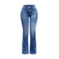 Bestseller🏆👖 Scalloped Button High-Street Jeans – Timeless Silhouette & Durable Denim Quality for Every Look