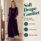 Women’s Elegant Velvet Maxi Dress