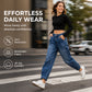 Women's High Waisted Harem Denim Pants