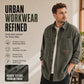 Men's Long Sleeve Loose-Fit Utility Shirt